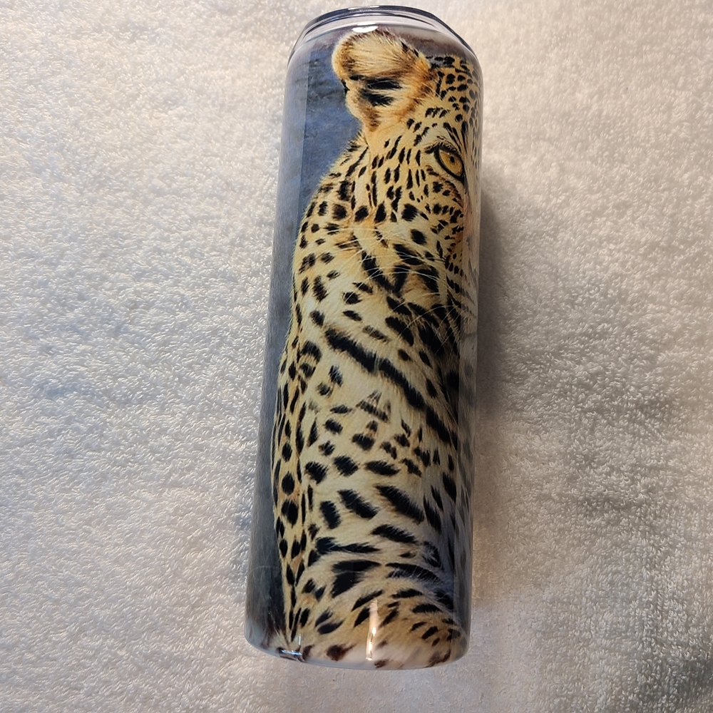 Leopard Print Reptile Water Bottle